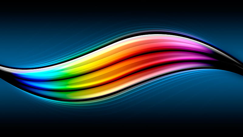 Colorful Tilde, bright, colorful, abstract, tilde, HD wallpaper