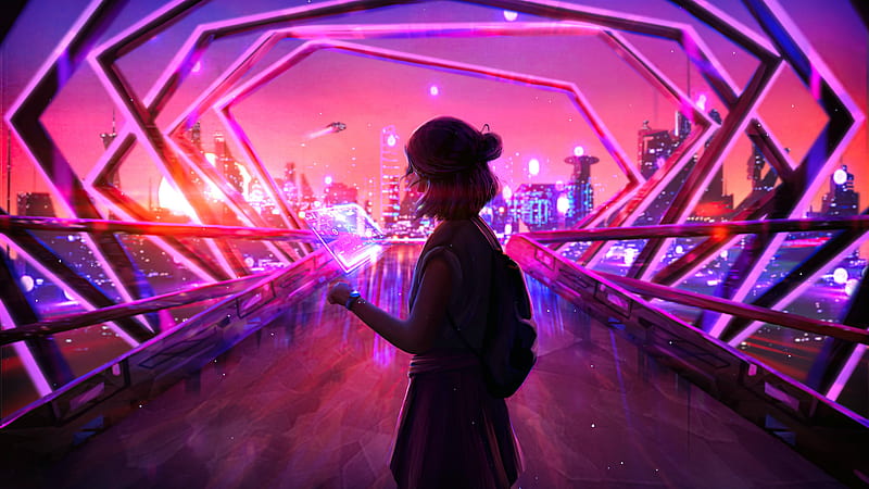 AT Quartz Bridge 2021 Metaverse VR Poster, HD wallpaper