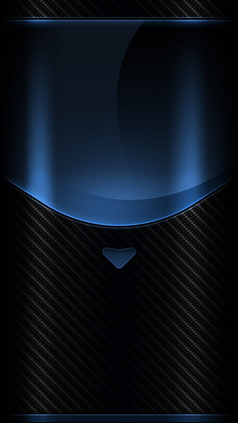 Blue Carbon Metal, carbon fiber, HD phone wallpaper