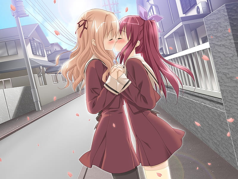 Cherry Blossom Kiss, Anime Couple, Couple, Matsubara, Anime, Cherry  Blossoms, HD wallpaper | Peakpx