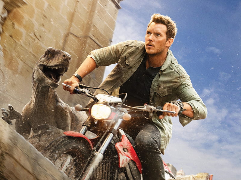 Chris Pratt in Jurassic World Dominion Movie, HD wallpaper