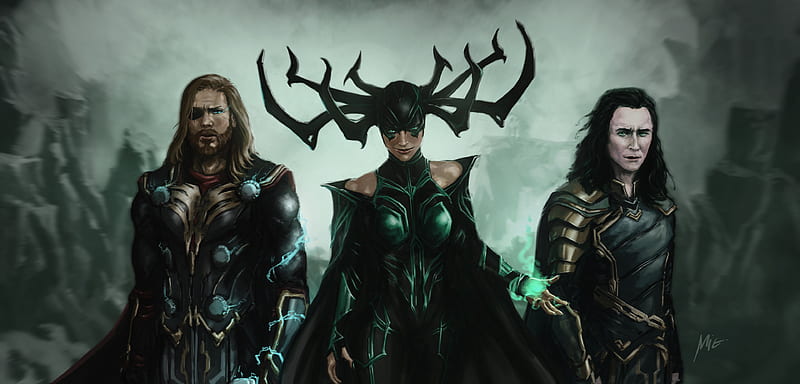 Thor Ragnarok Trinity, HD wallpaper