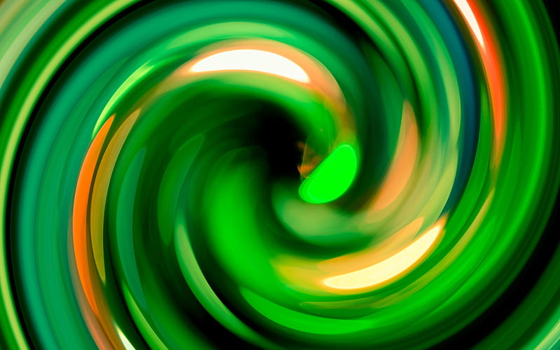 Abstract spiral spin green-2016 High Quality, HD wallpaper