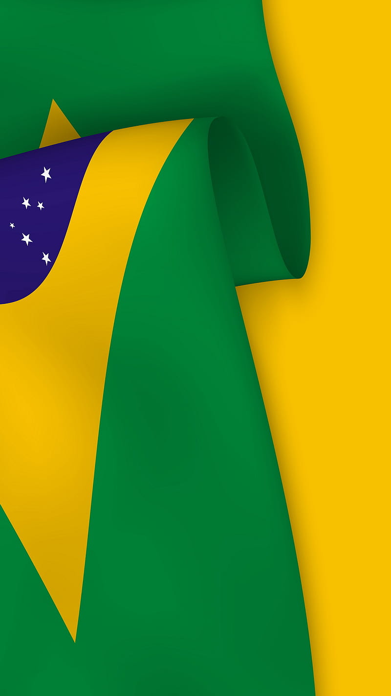 Brazil Flag, abstract, brasilian, brazil, colors, flag, national, vector, HD phone wallpaper