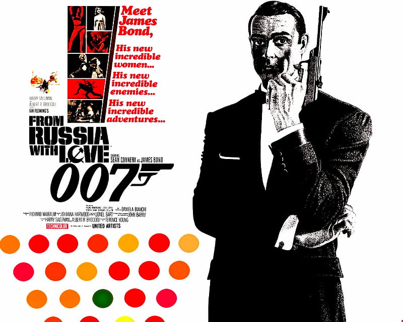 From Russia with Love, action, romance, james bond, drama, movies, 007, adventure, HD wallpaper