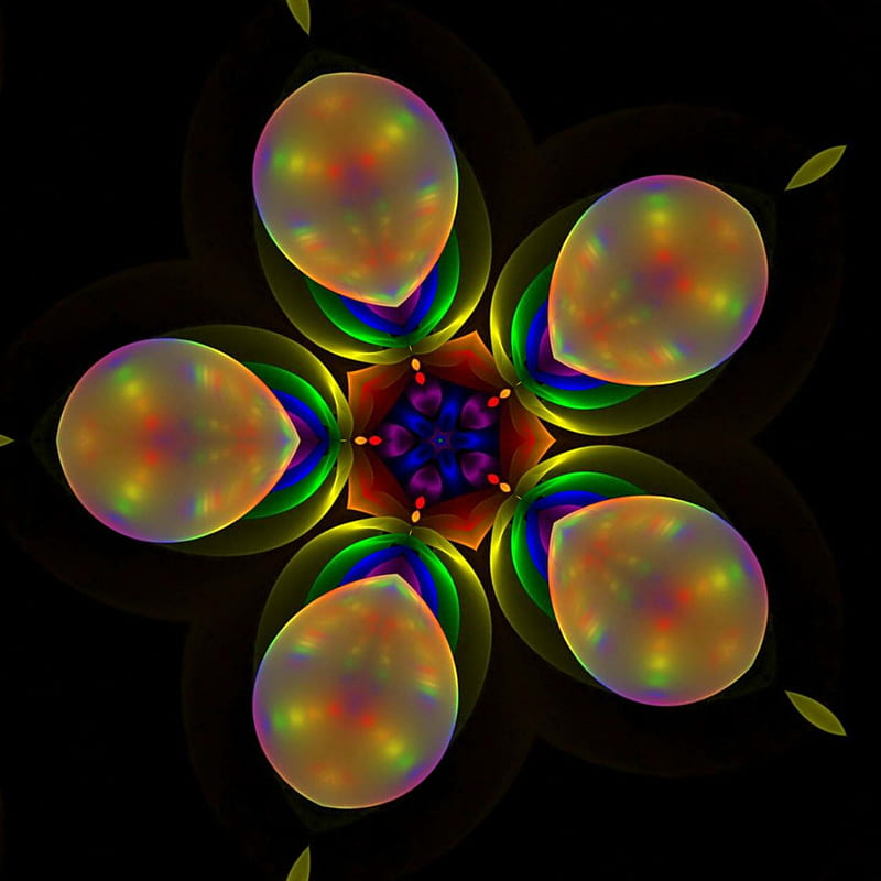 Kaleidoscope me, abstract, colors, mirror lab, opal, HD phone wallpaper