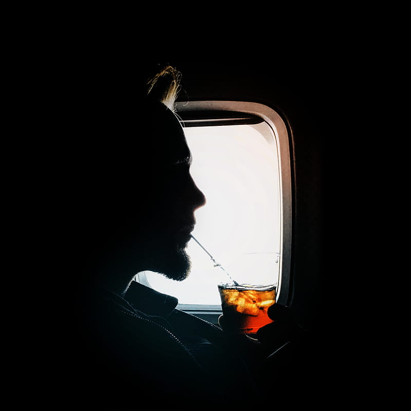 man sipping drink beside window, HD phone wallpaper