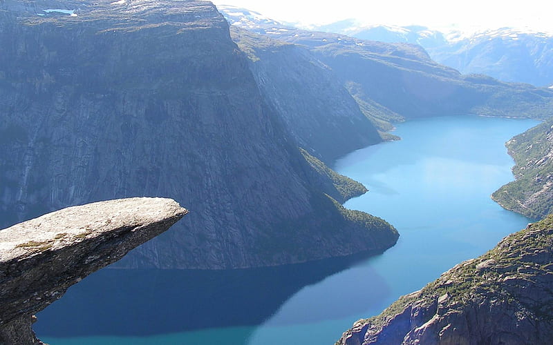 trolltunga-Travel landscape graphy, HD wallpaper