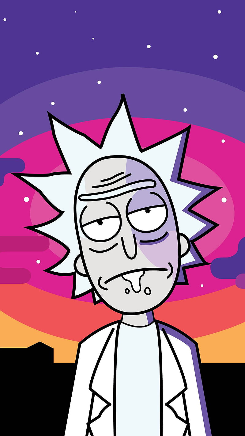 Rick Sanchez, funny, rick and morty, HD phone wallpaper