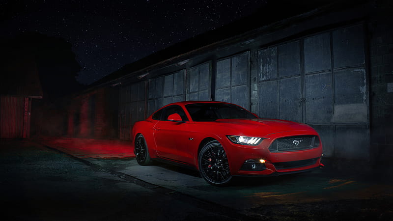 Ford Mustang , ford-mustang, mustang, carros, behance, HD wallpaper