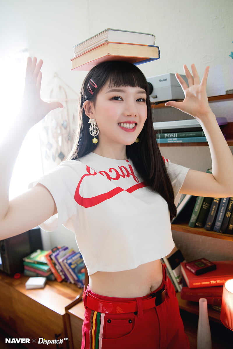 K-pop, Asian, Gfriend, women, T-shirt, crop top, HD phone wallpaper