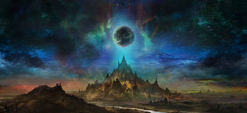 Landscape, Fantasy, Planet, Sci Fi, HD wallpaper