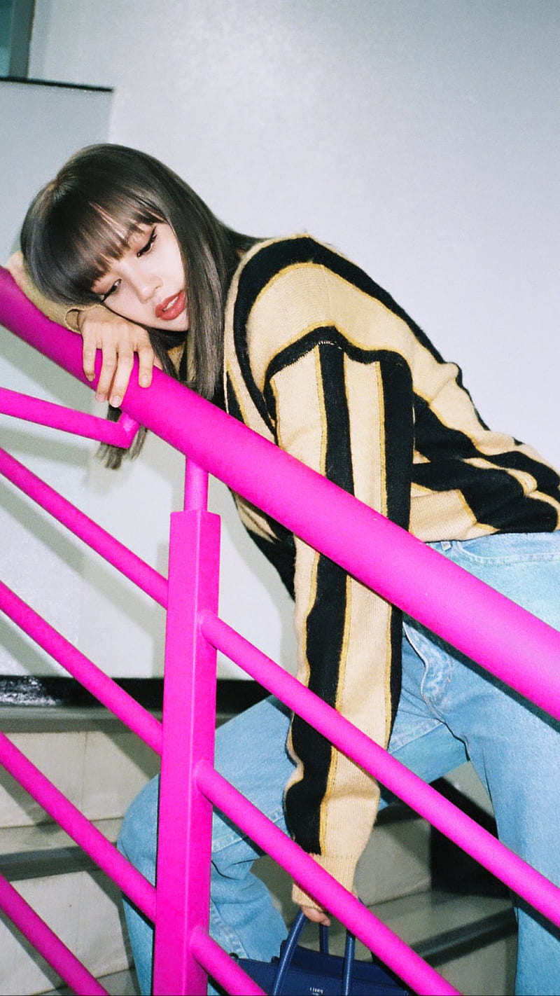 Lisa - Blackpink, blink, korea, kpop, pink, song, HD phone wallpaper