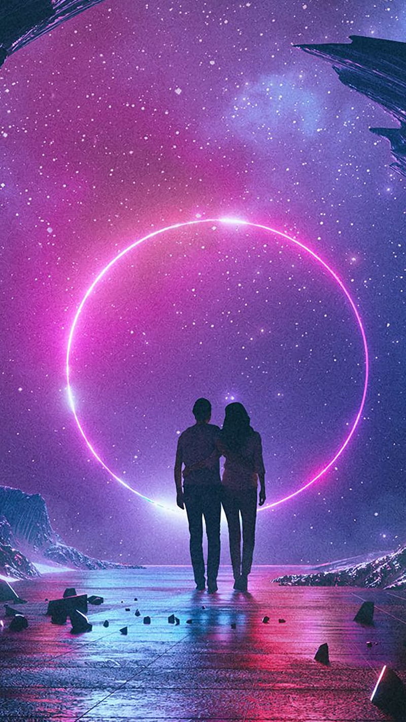 Romantic Loving Couple In The Moonlight Hugs4785 HD wallpaper   Wallpaperbetter
