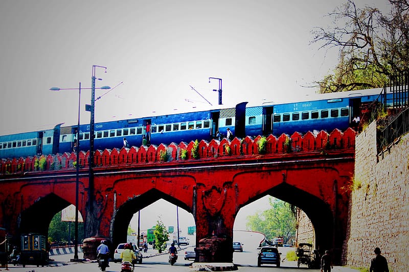 Full railway line, Indian Train, HD wallpaper