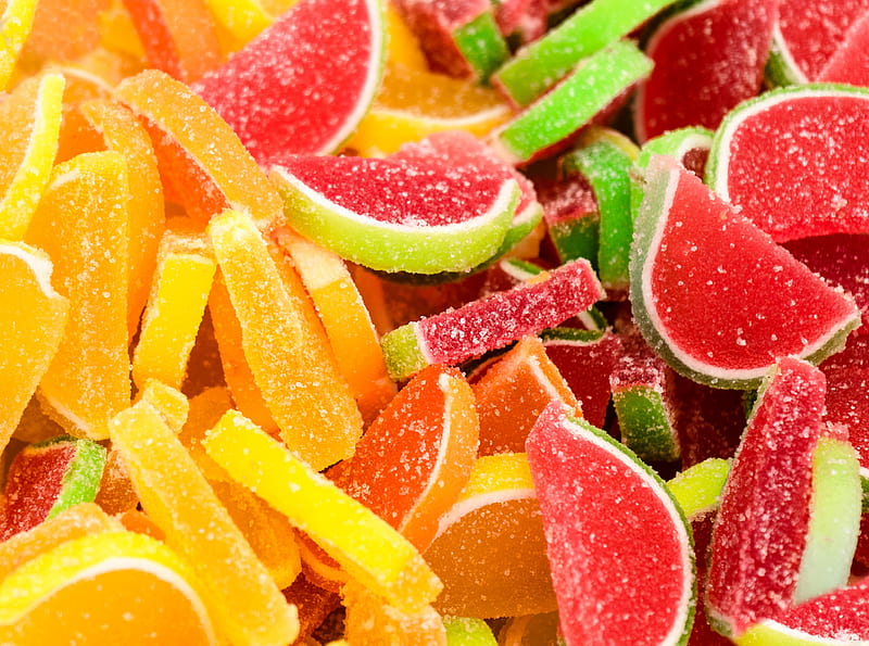 Citrus Fruit Gummy Jelly Candies Sugar Coated Ultra, Food and Drink, Orange, Fruits, Candy, Sweets, Sweet, delicious, Sugar, Slices, Tasty, citrus, confection, gelatin, gelatine, gumsweets, jellycandy, soursweets, HD wallpaper