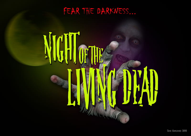 Night of the Living Dead, terror, dead, scary, horror, night, living, zombie, HD wallpaper