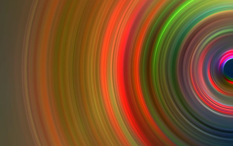 Half Circle, colorful, abstract, vector, HD wallpaper