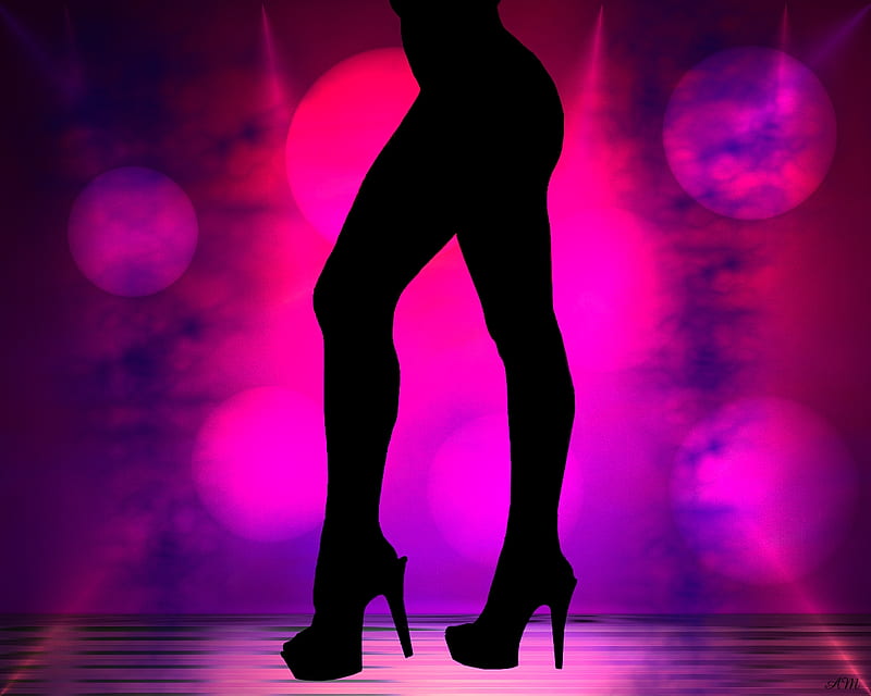 She's got leggs, fantasy, 3d, leggs, silhouette, abstract, lady, woman, sexy, HD wallpaper