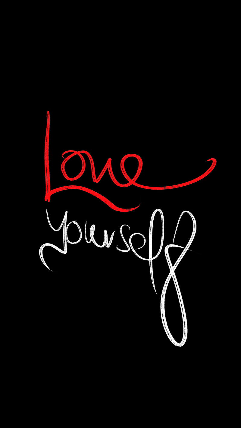 Love Yourself, quotes, saying, words, HD phone wallpaper | Peakpx