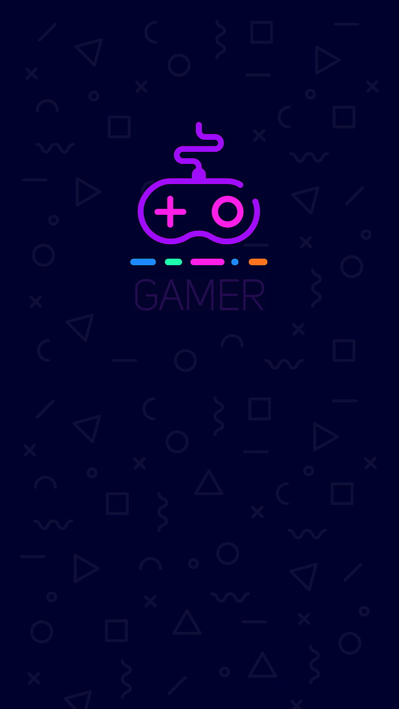 Neon Gamer, led, HD phone wallpaper