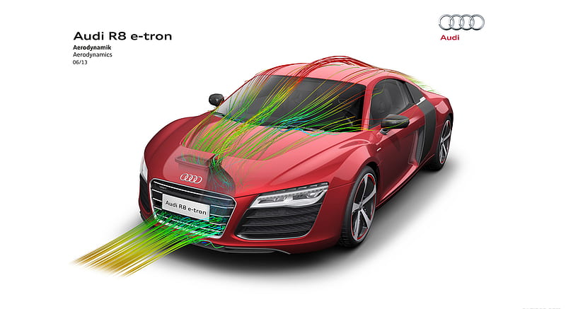 2013 Audi R8 e-tron - Aerodynamics , car, HD wallpaper