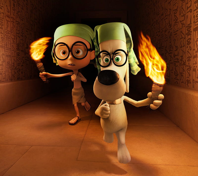 Mr Peabody, cartoon, movie, sherman, HD wallpaper