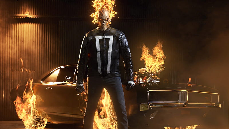 Agents Of Shield Ghost Rider, ghost-rider, agents-of-shield, tv-shows, HD wallpaper