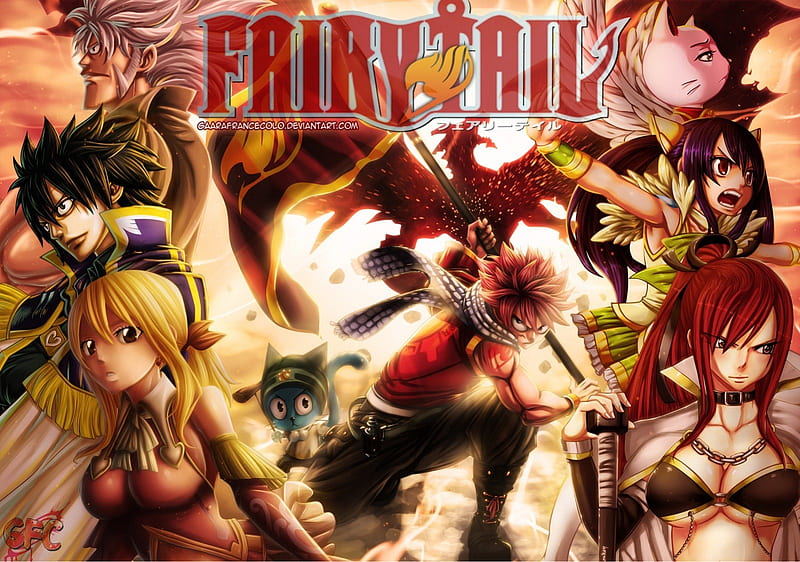Fairy Tail, scarlet, natsu, erza, dragon, slayers, elfman, anime, mage,  mages, HD wallpaper | Peakpx