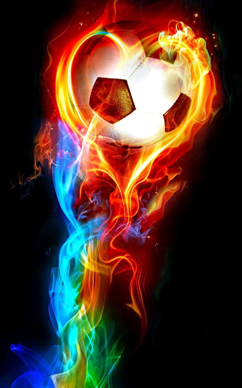 Fire ball ball fire footballsmoke soccer HD phone wallpaper  Peakpx