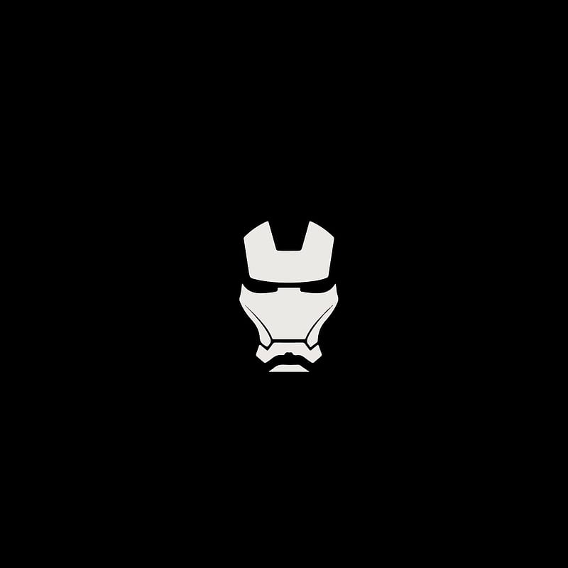 Iron man logo, avengers, helmet, infinity war, iron man, logo, HD phone wallpaper