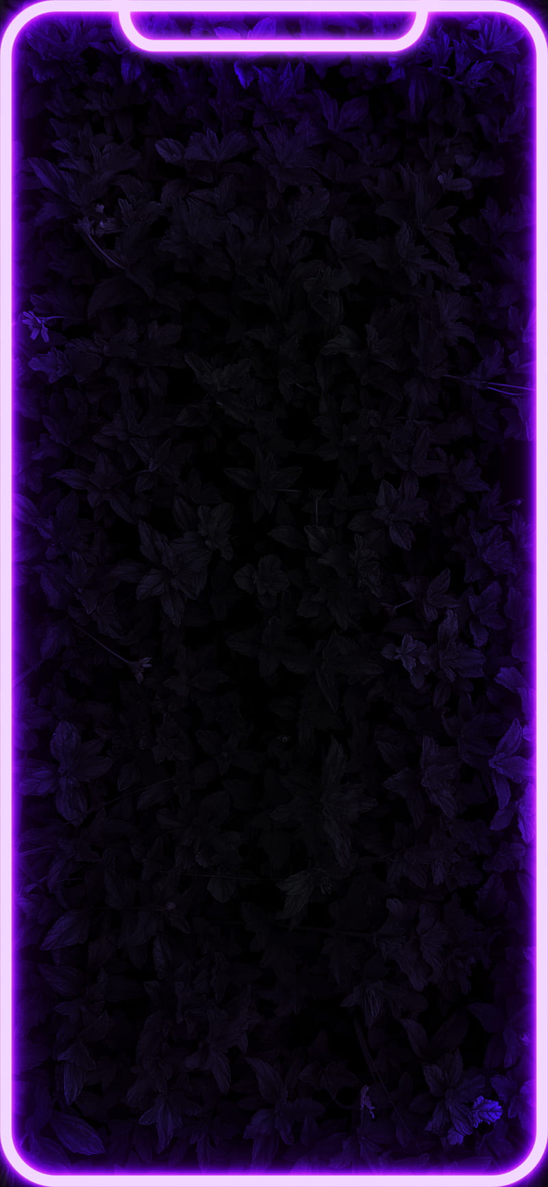 Download New York Sky Neon Purple Iphone Wallpaper | Wallpapers.com