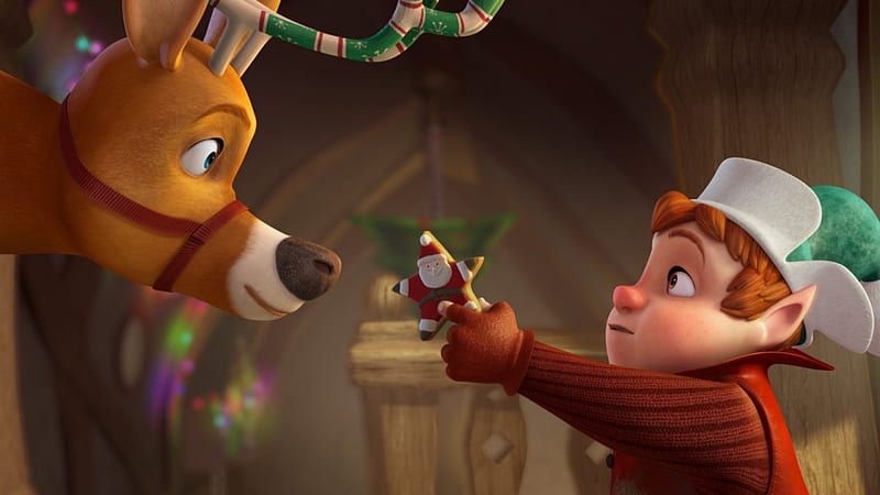 Saving Santa (2013), movie, craciun, christmas, elf, Saving Santa, cute, fantasy, animation, reindeer, HD wallpaper