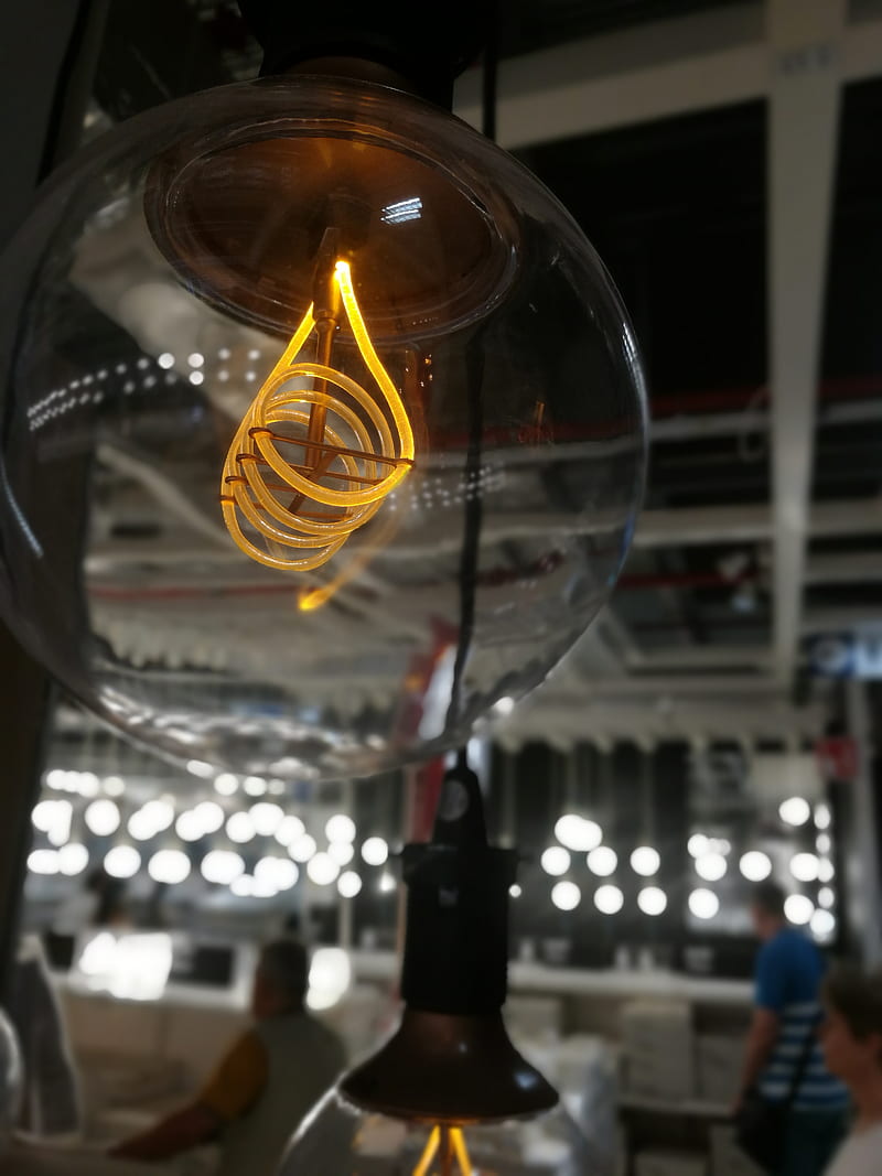 light bulb, R, technology, lights, HD phone wallpaper