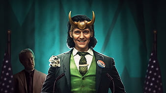 Smiling Loki Disney, HD wallpaper