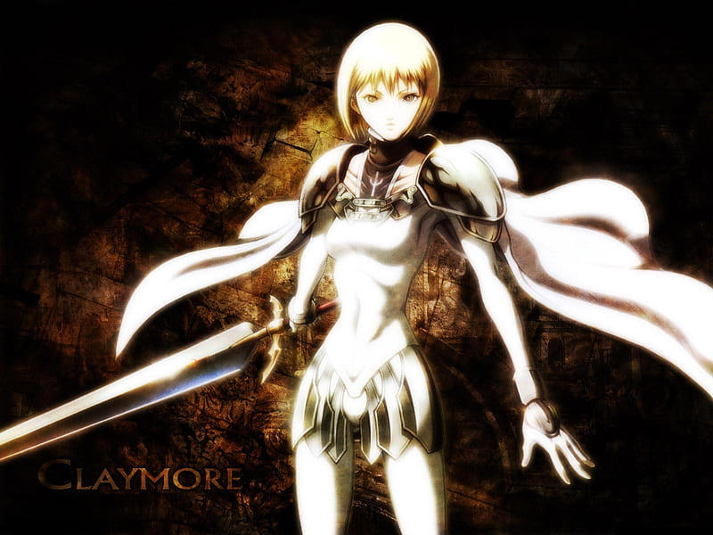 Clare, yoma, horror, claymore, yoki, armor, warrior, anime, knight, HD wallpaper
