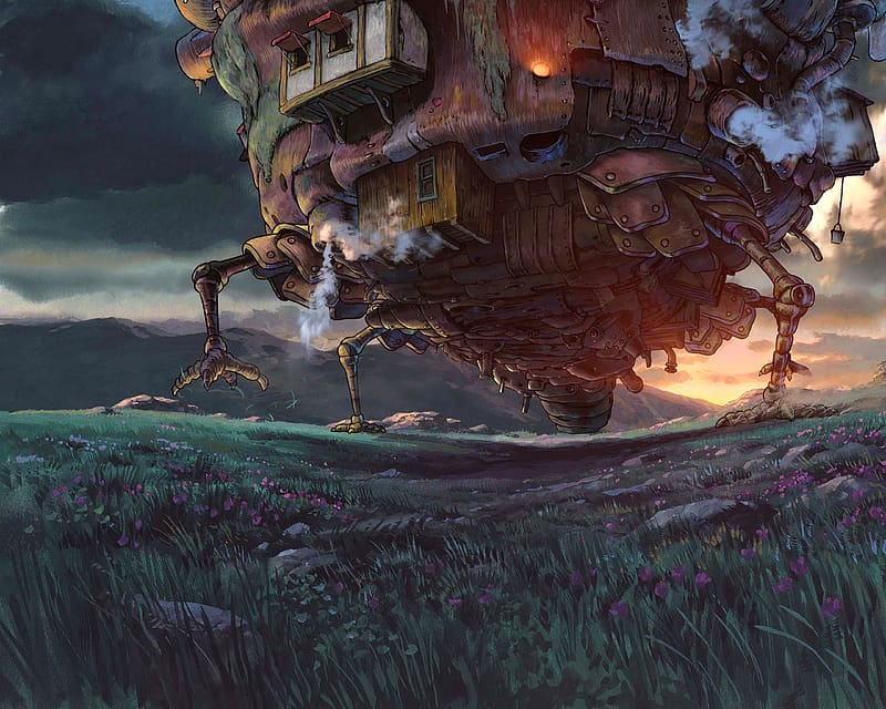 Anime, Howl's Moving Castle, HD wallpaper
