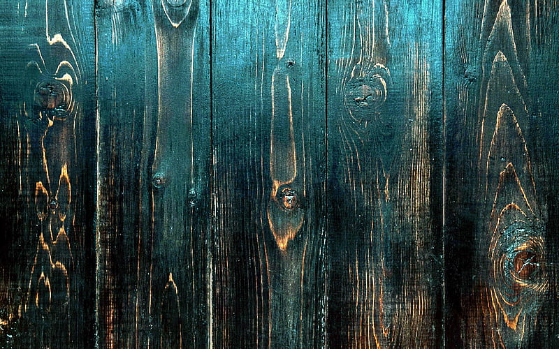 blue wood planks texture, old wood texture, wood planks, blue wood background, wood texture, HD wallpaper
