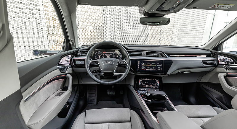 2019 Audi e-tron - Interior, Cockpit, car, HD wallpaper | Peakpx