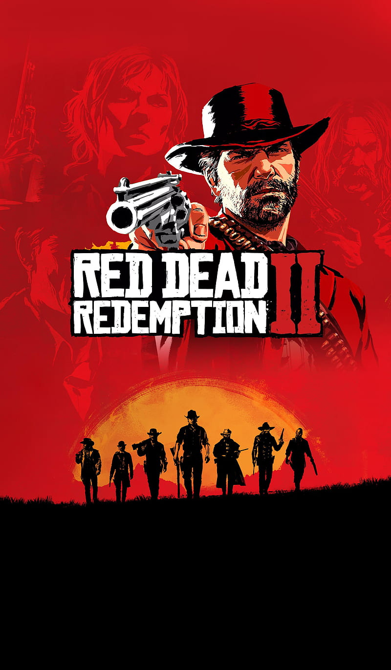 Wallpaper background, the game, Red Dead Redemption II for mobile