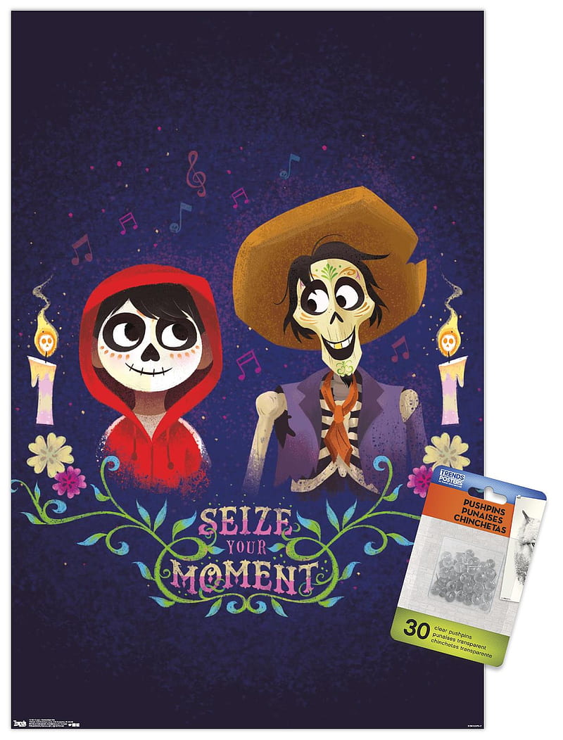 Disney Pixar Coco - Remember Me Wall Poster with Push Pins, 14.725 x 22.375, HD phone wallpaper