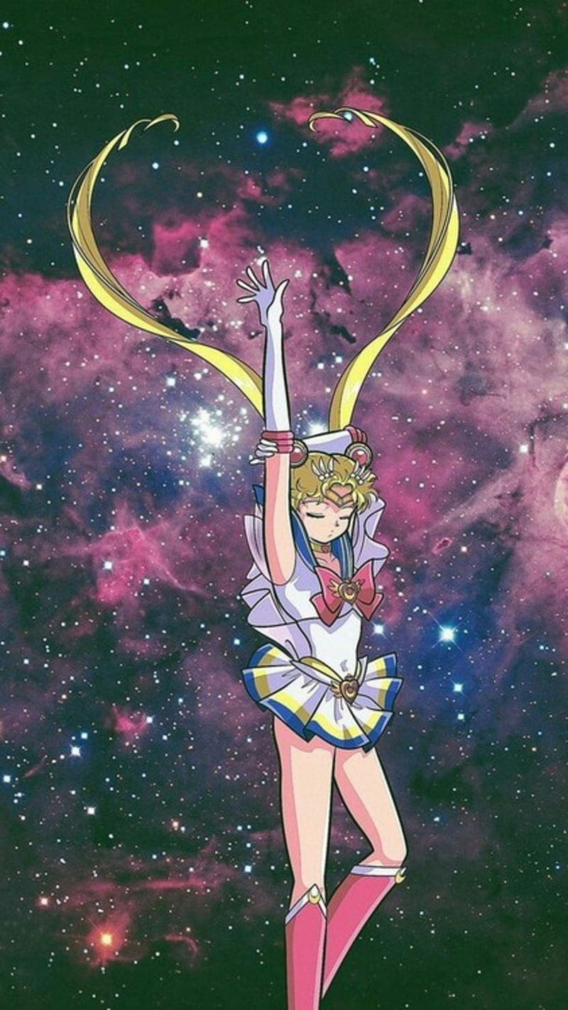 Moon power, anime, space, moon, power, sailor love, HD phone wallpaper |  Peakpx