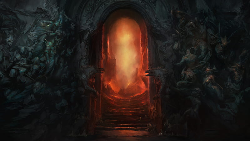 Diablo 4 Cave Entrance Diablo 4, HD wallpaper