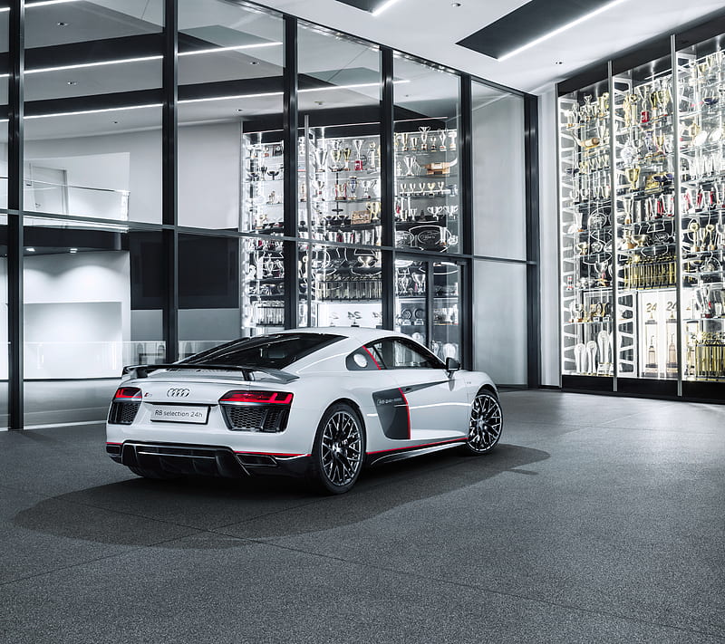 Audi R8 White, audi r8, vehicles, HD wallpaper