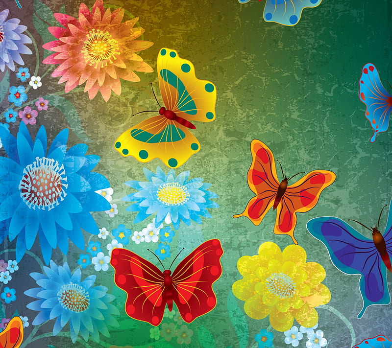Butterflies, butter, flies, HD wallpaper