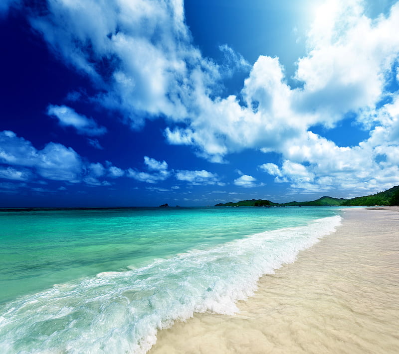 Emerald Ocean Beach Coast Paradise Sea Tropical Hd Wallpaper Peakpx