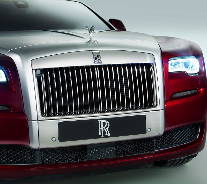 Rolls Royce Ghost, auto, car, emblem, ghost, grille, rolls royce, rr, HD wallpaper