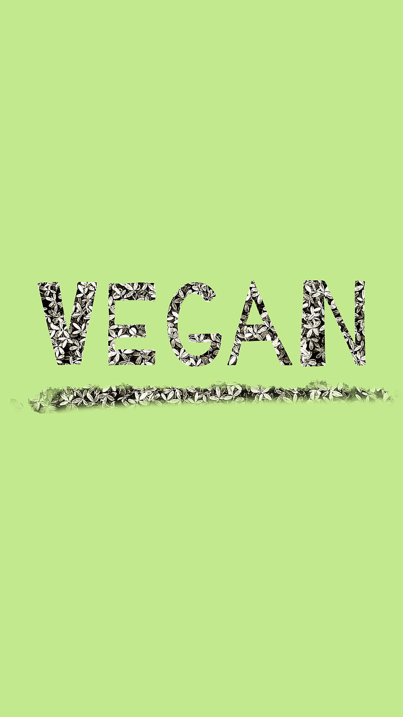 Vegan, DimDom, healthy, minimalist, safe live, saying, vegetarian, HD phone wallpaper
