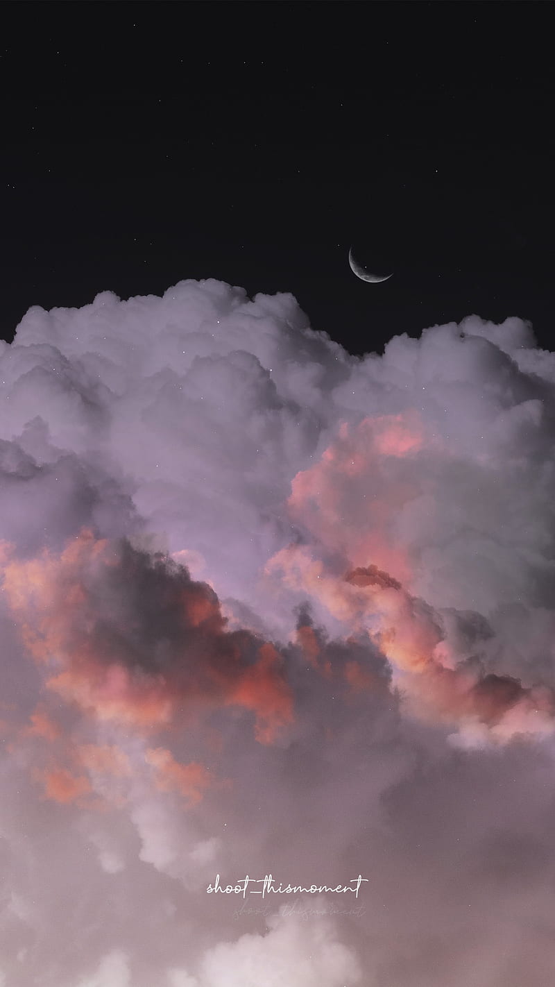 Pink clouds, ambient, sky, HD phone wallpaper