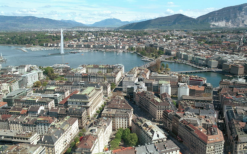 Geneva, cities, city, switzerland, HD wallpaper